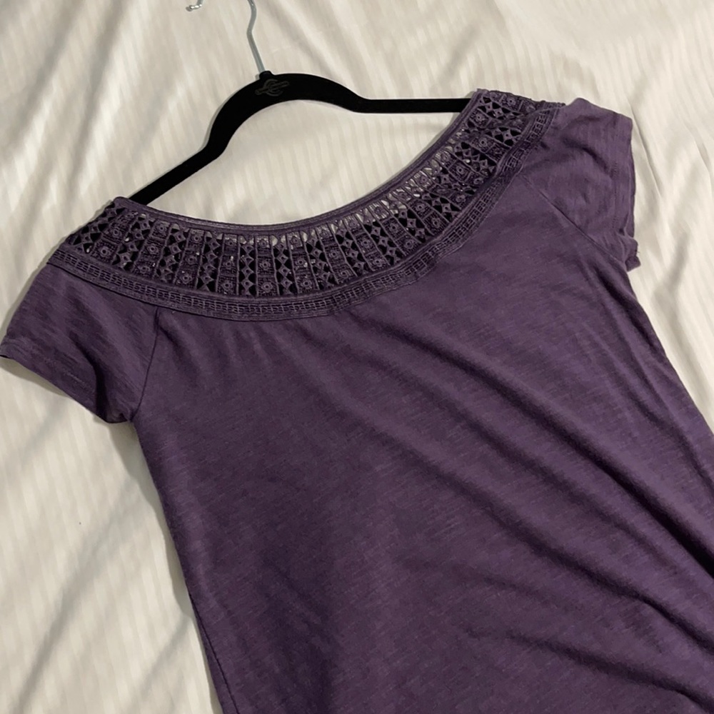 Purple tee